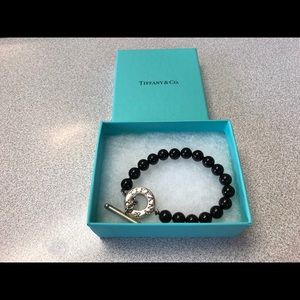 Tiffany & Co Black Onyx Toggle Bracelet